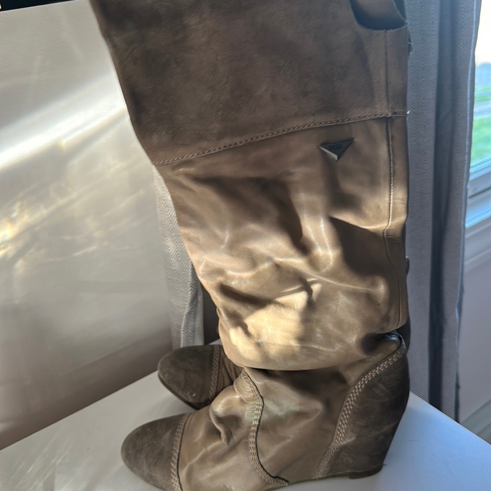 Women’s Diesel boots- leather and suede